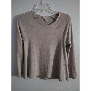 Aritzia Wilfred Free Raglan Cropped Sweater Jersey Knit  Gray New Small Stretch